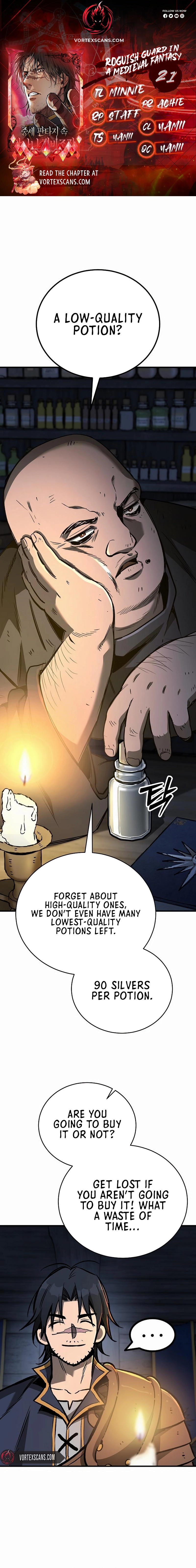 Read A Rogue Guard in a Medieval Fantasy EN Manga Online