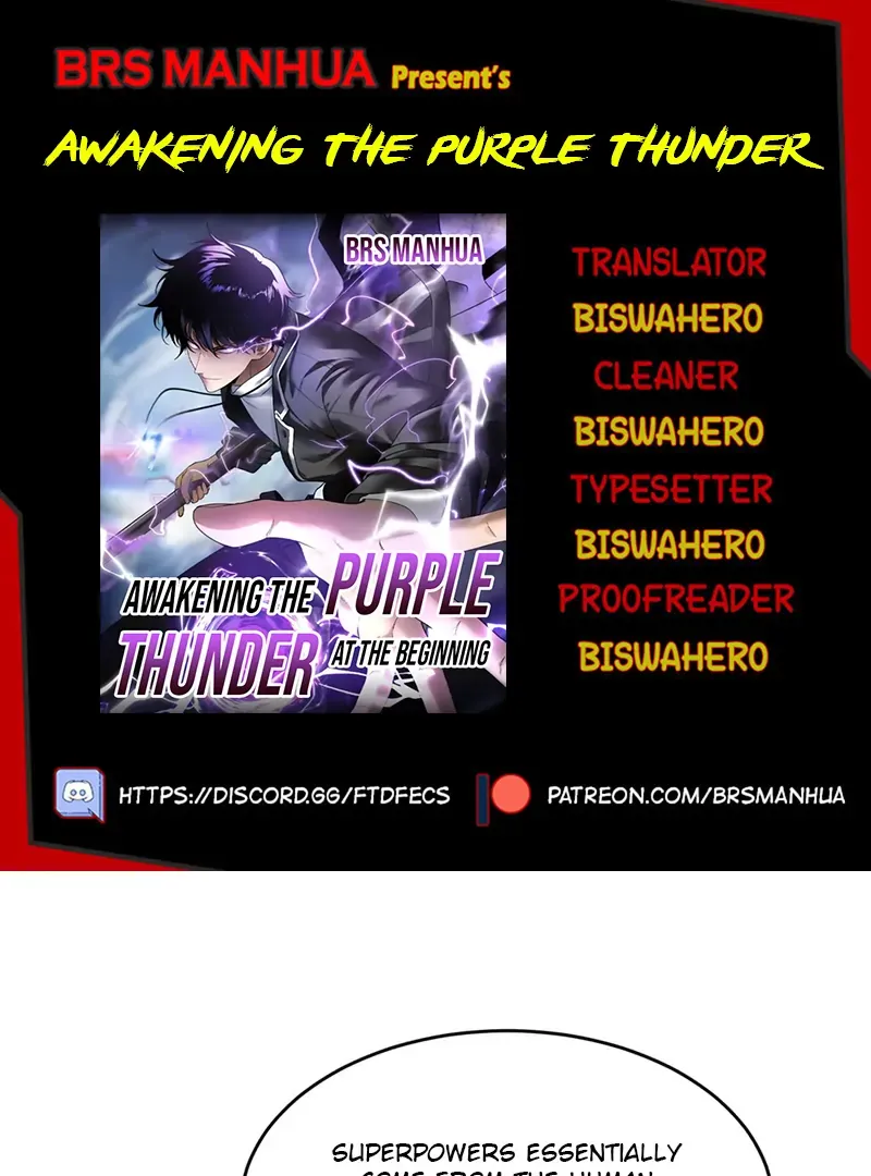 Read Awakening the Purple Thunder at the Beginning EN Manga Online