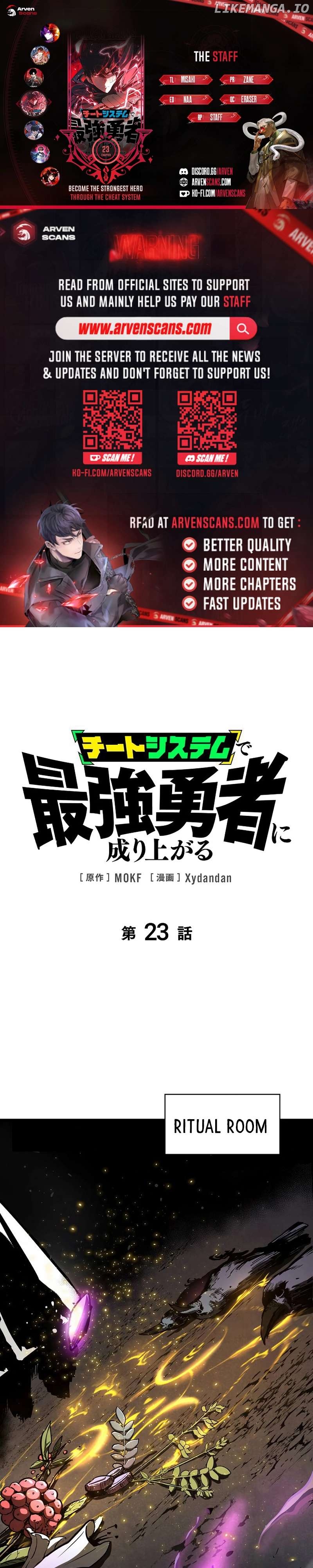 Read Become the Strongest Hero Through the Cheat System EN Manga Online