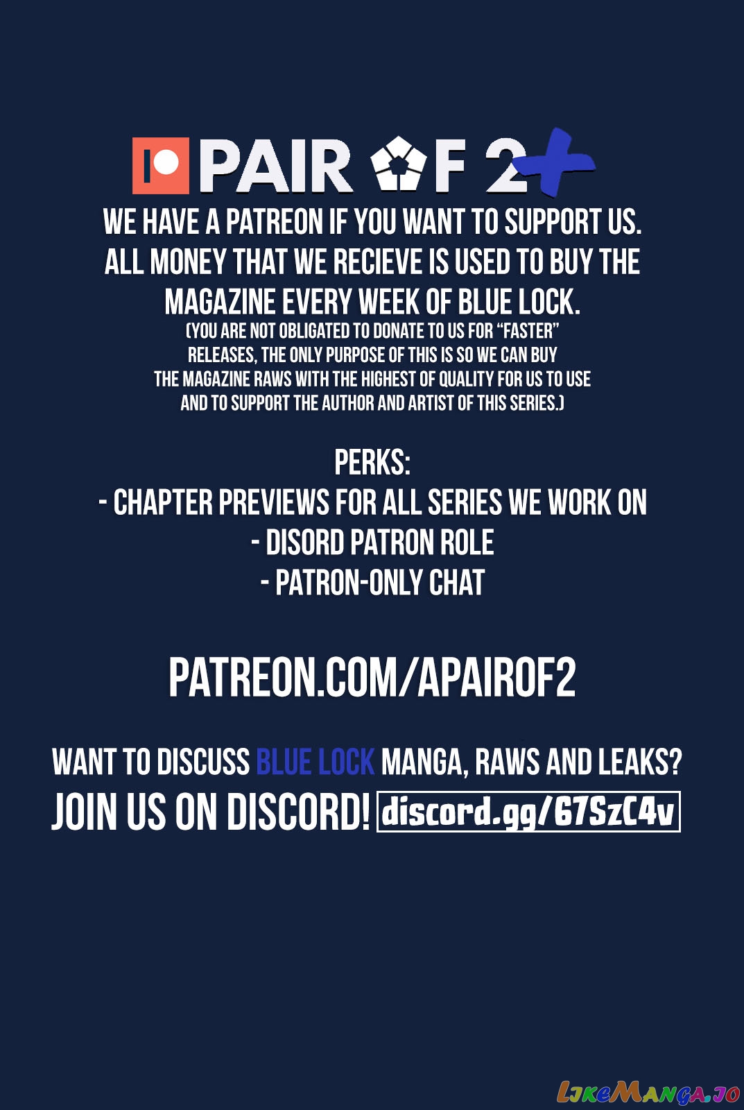 Read Blue Lock EN Manga Online