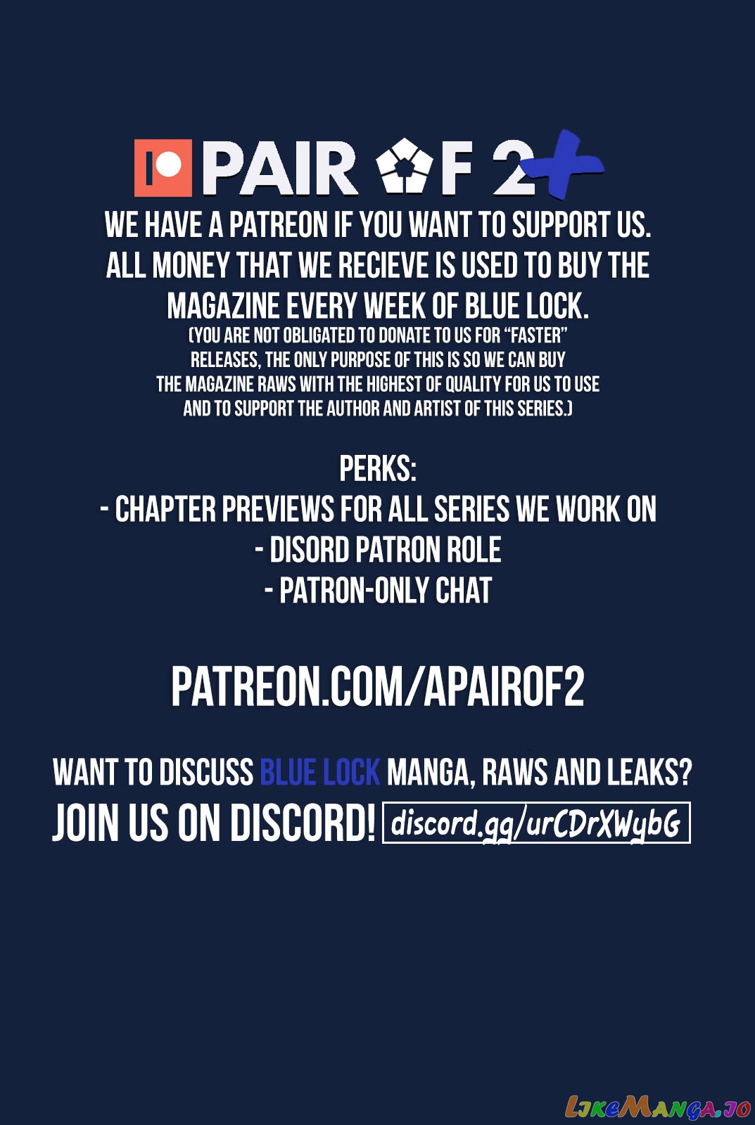 Read Blue Lock EN Manga Online