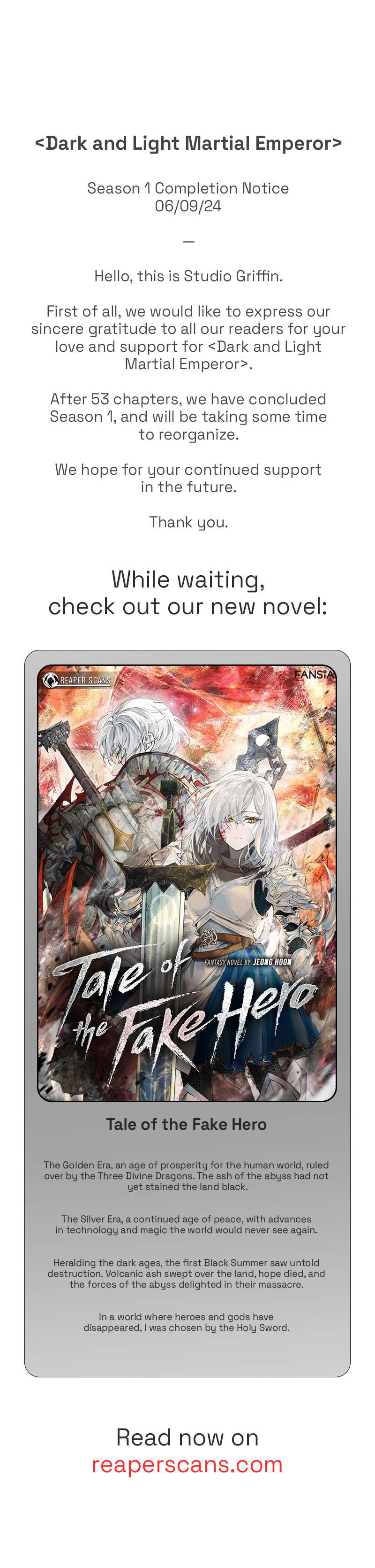 Read Dark and Light Martial Emperor EN Manga Online