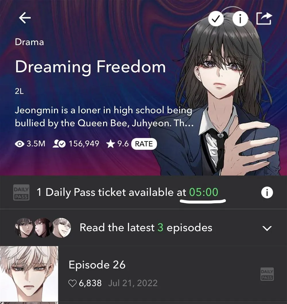 Read Dreaming Freedom EN Manga Online