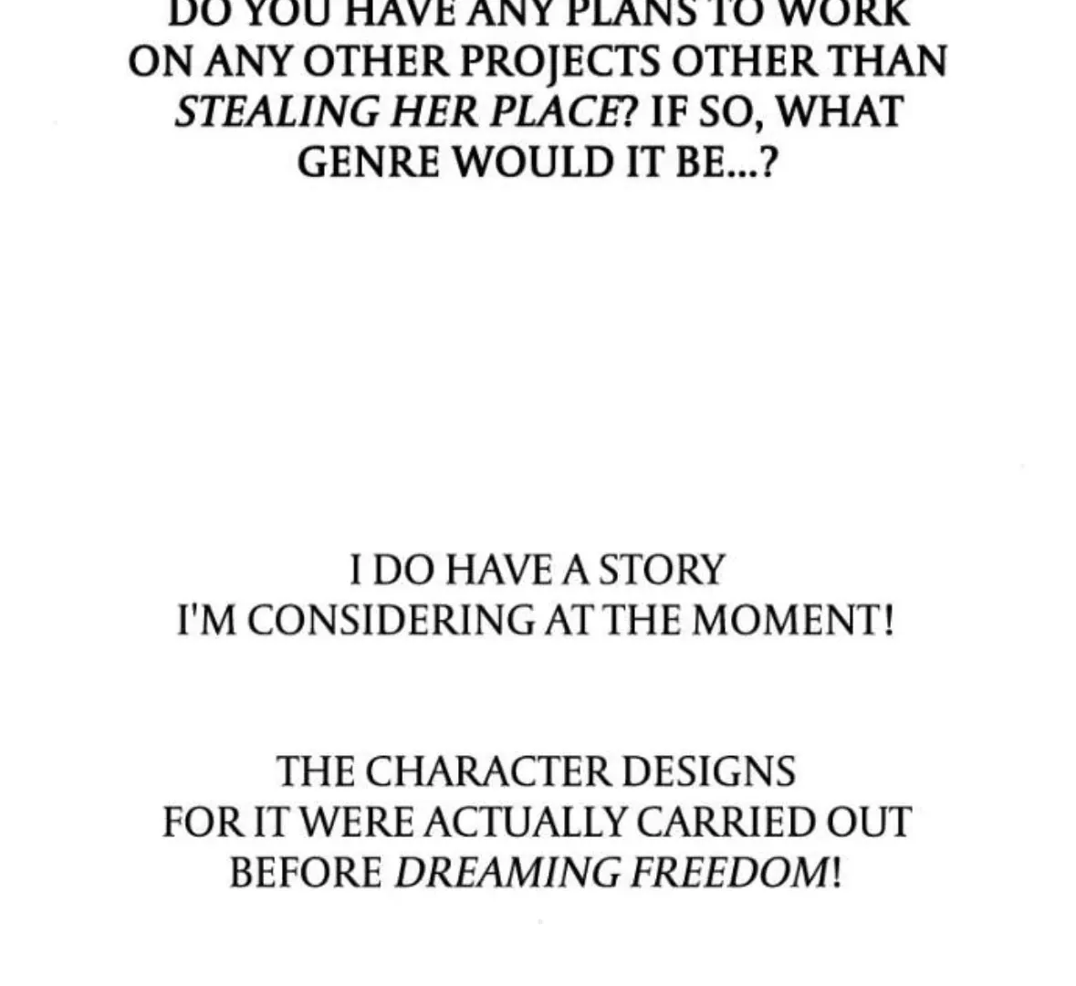 Read Dreaming Freedom EN Manga Online