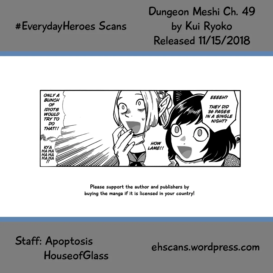 Read Dungeon Meshi EN Manga Online