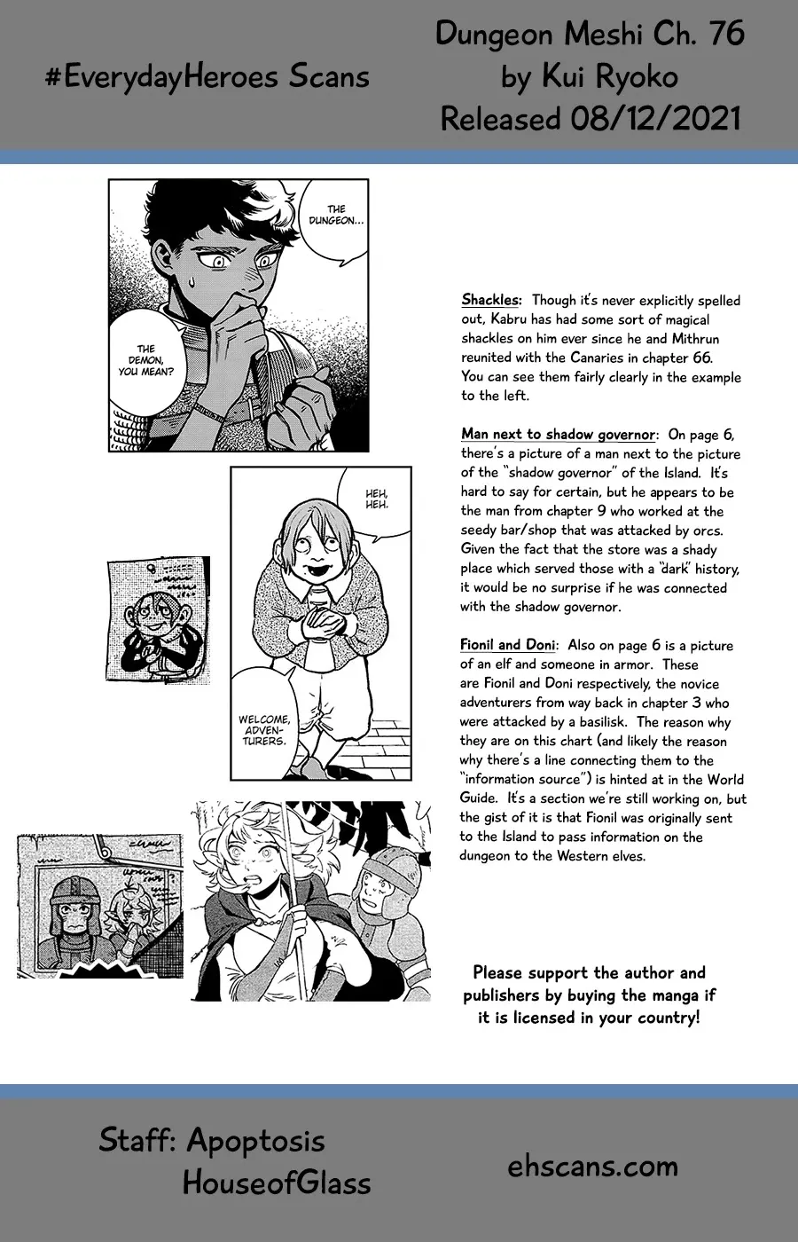 Read Dungeon Meshi EN Manga Online