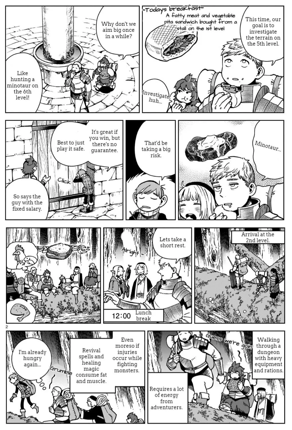 Read Dungeon Meshi EN Manga Online