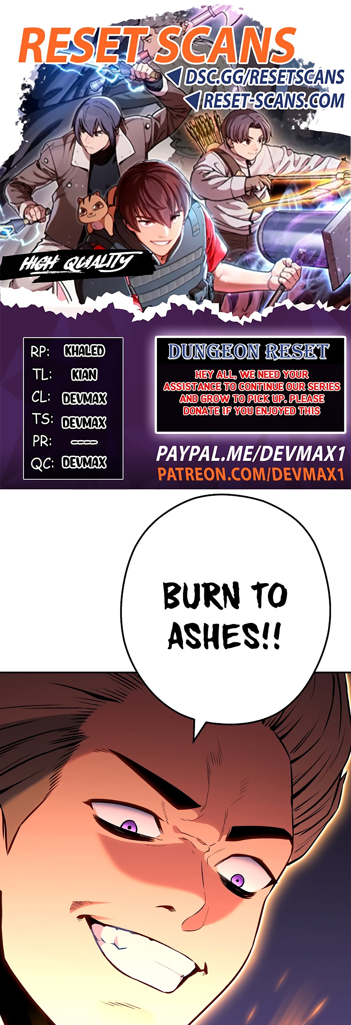 Read Dungeon Reset EN Manga Online