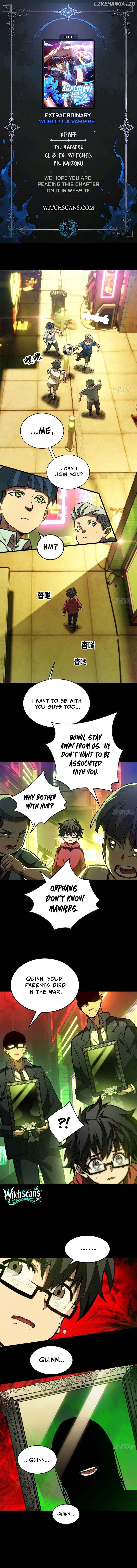 Read Extraordinary World I a vampire EN Manga Online