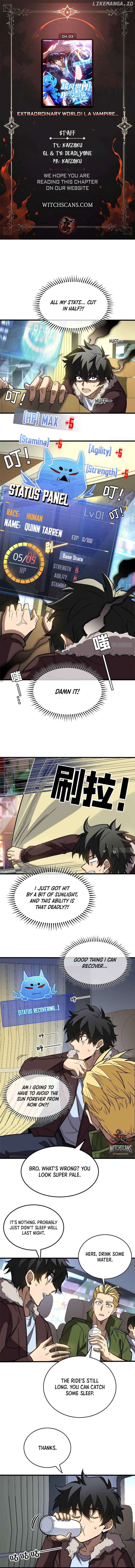 Read Extraordinary World I a vampire EN Manga Online