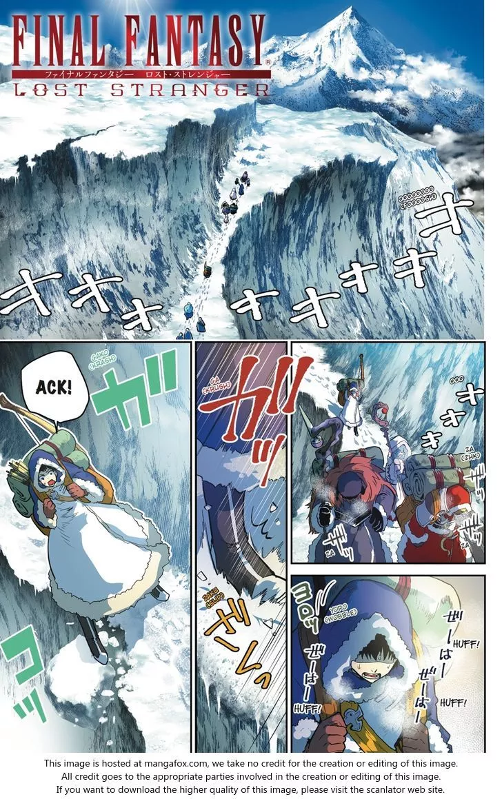 Read Final Fantasy Lost Stranger EN Manga Online