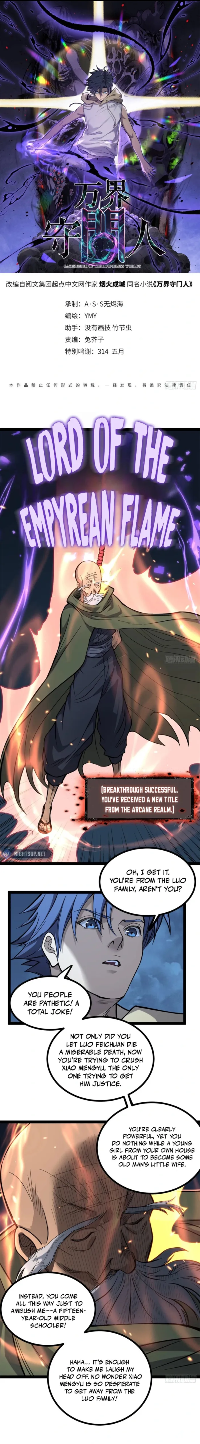 Read Gatekeeper Of The Boundless World EN Manga Online