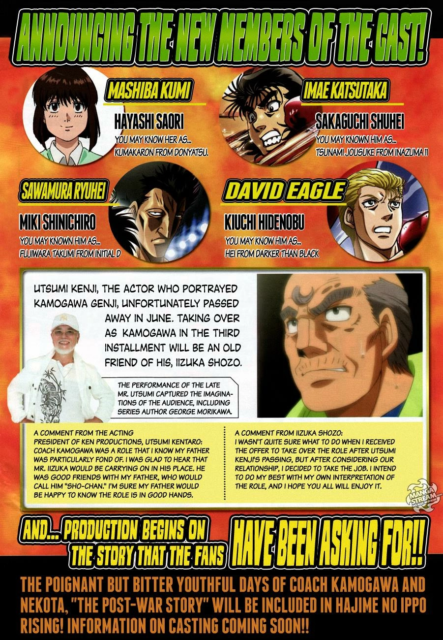 Read Hajime no Ippo Fighting Spirit EN Manga Online