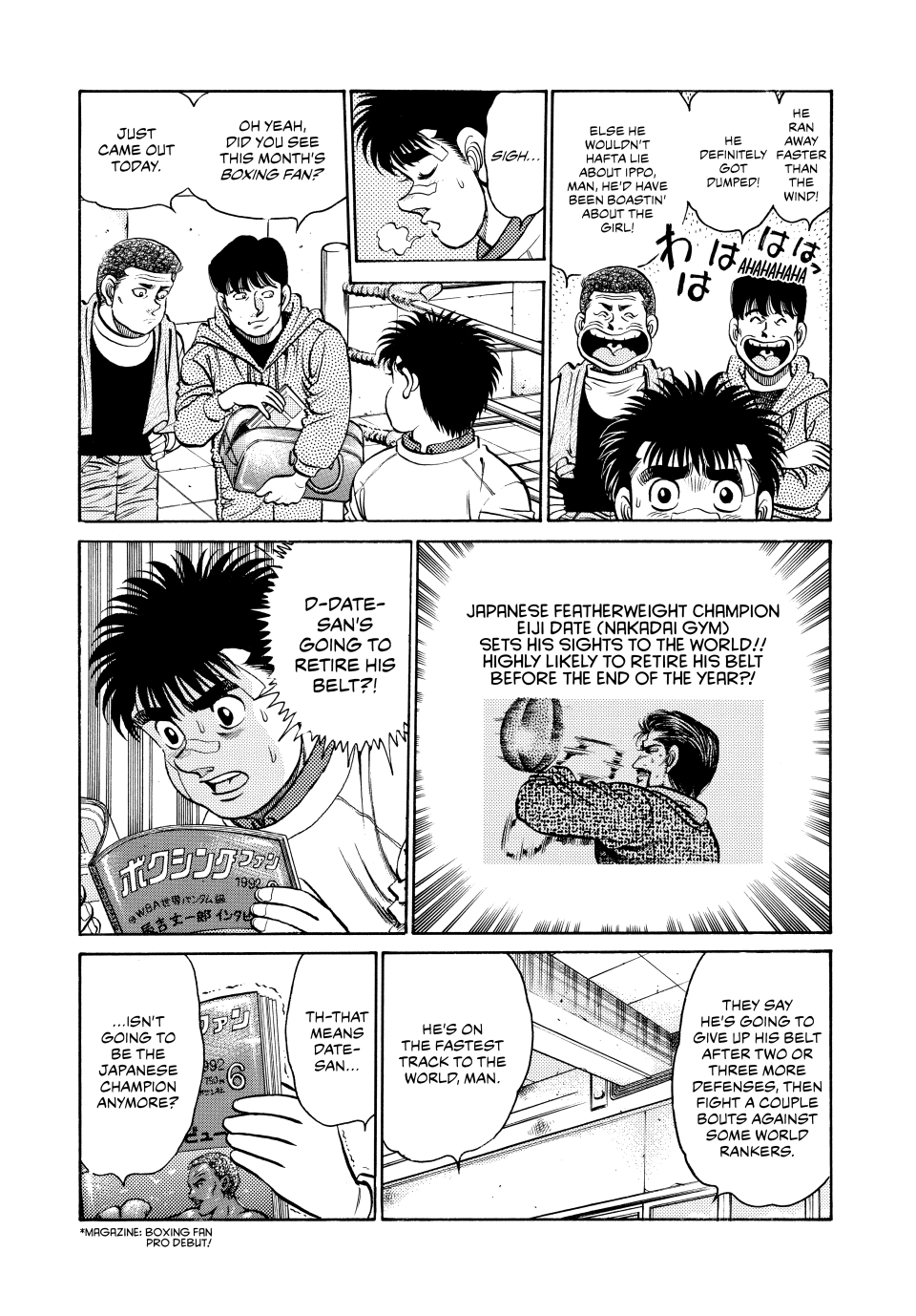 Read Hajime no Ippo Fighting Spirit EN Manga Online