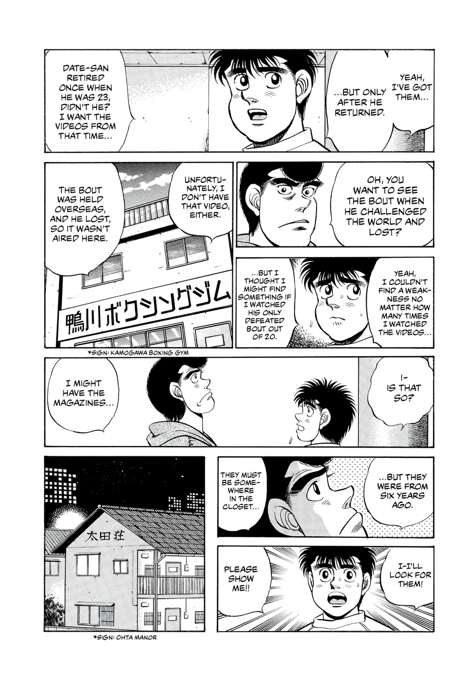 Read Hajime no Ippo Fighting Spirit EN Manga Online