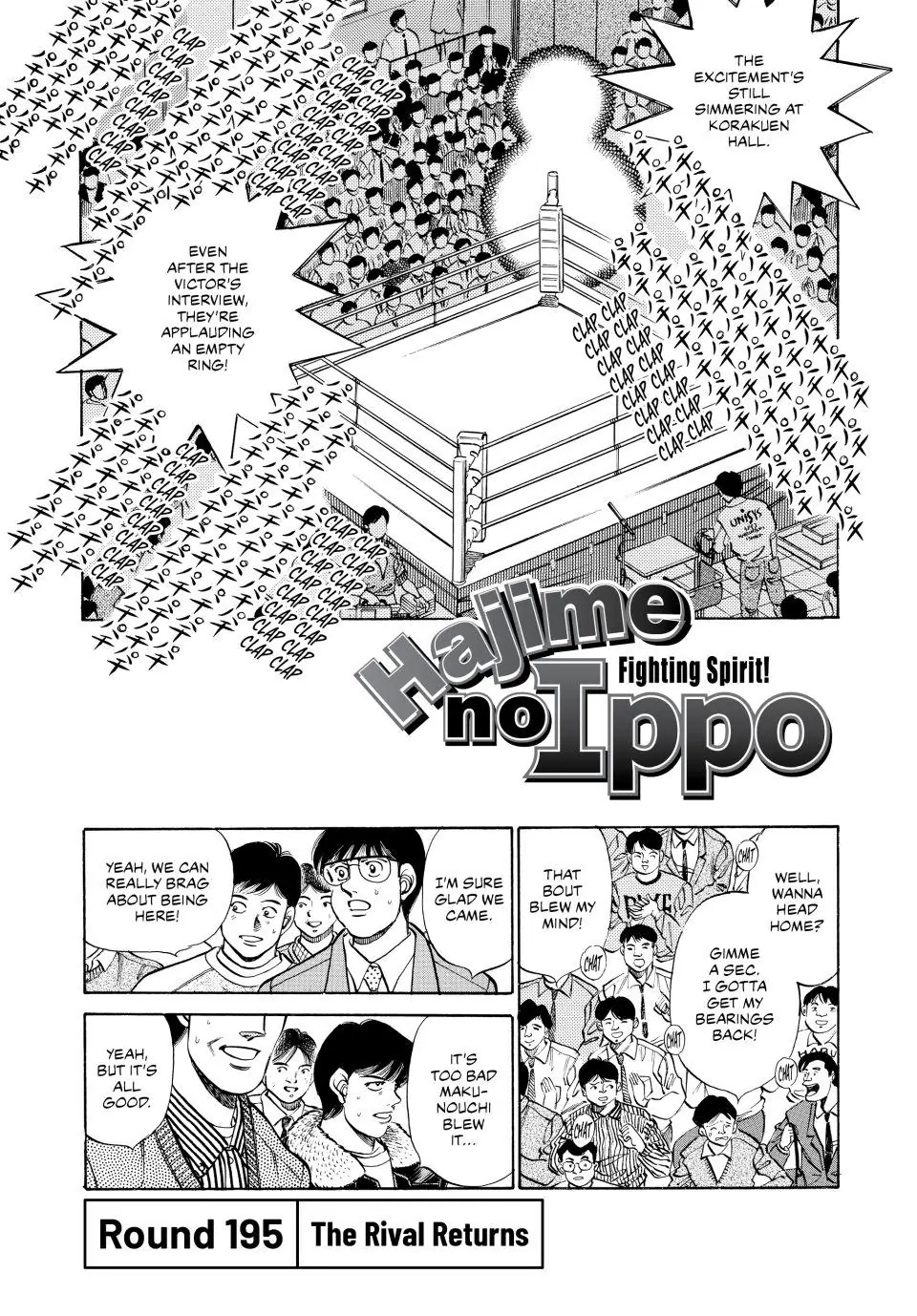 Read Hajime no Ippo Fighting Spirit EN Manga Online