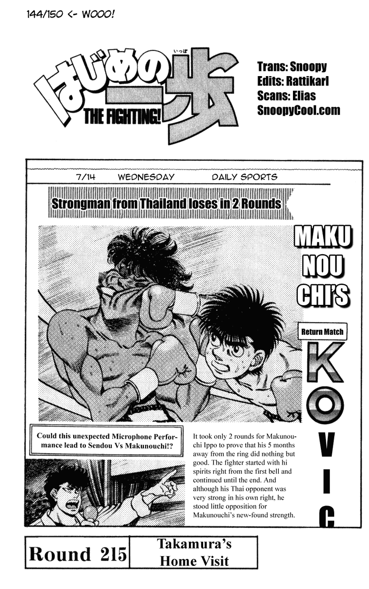 Read Hajime no Ippo Fighting Spirit EN Manga Online
