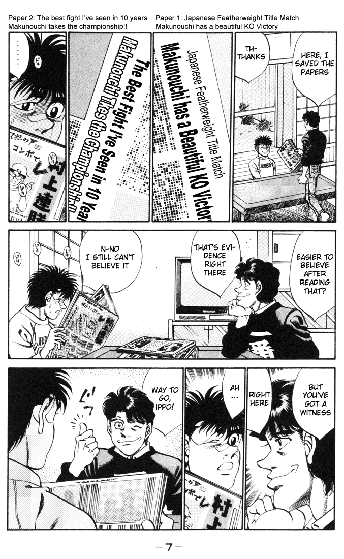 Read Hajime no Ippo Fighting Spirit EN Manga Online