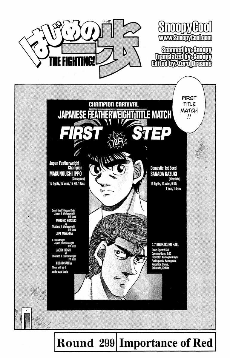 Read Hajime no Ippo Fighting Spirit EN Manga Online