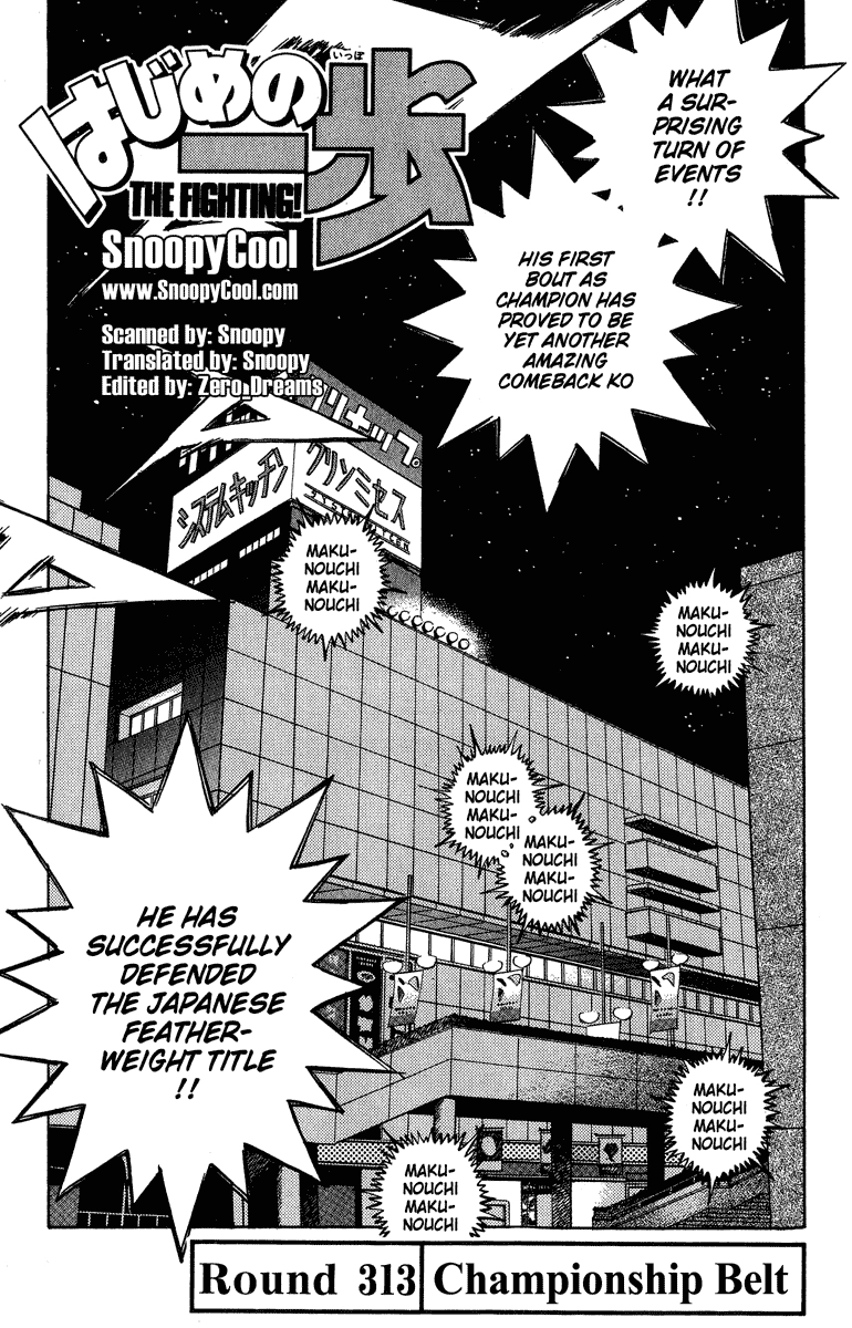 Read Hajime no Ippo Fighting Spirit EN Manga Online