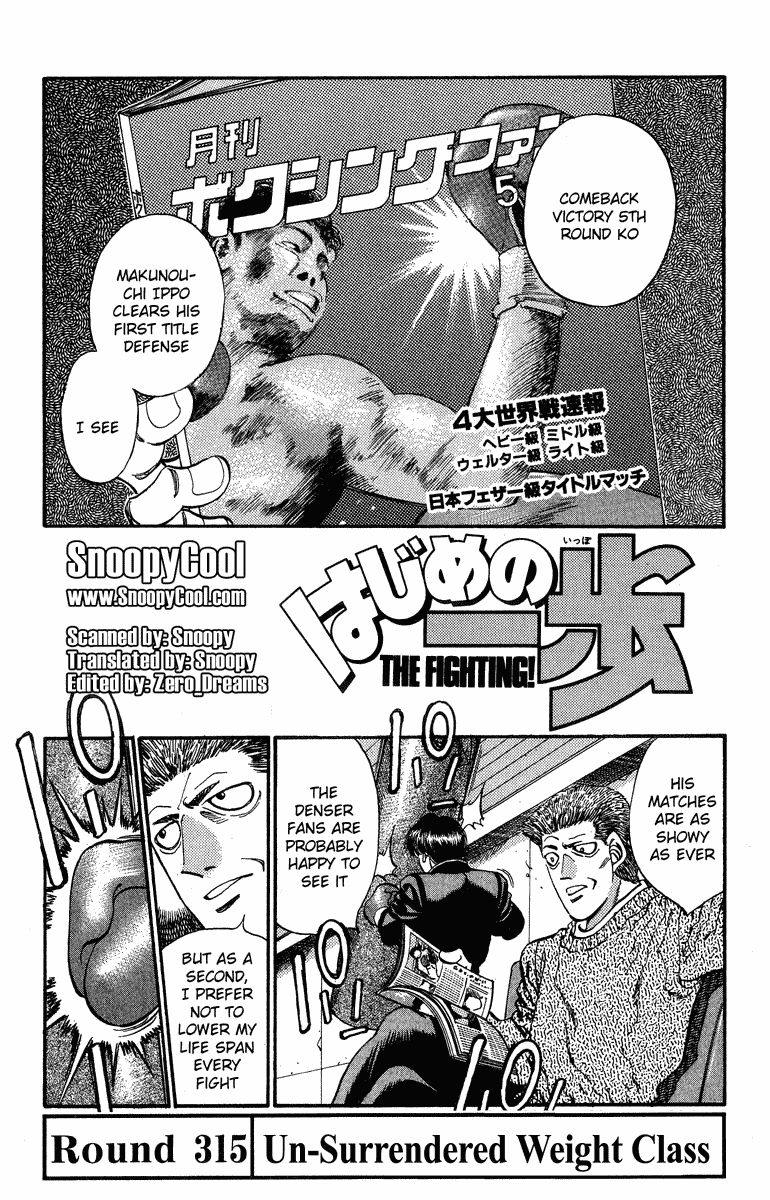 Read Hajime no Ippo Fighting Spirit EN Manga Online