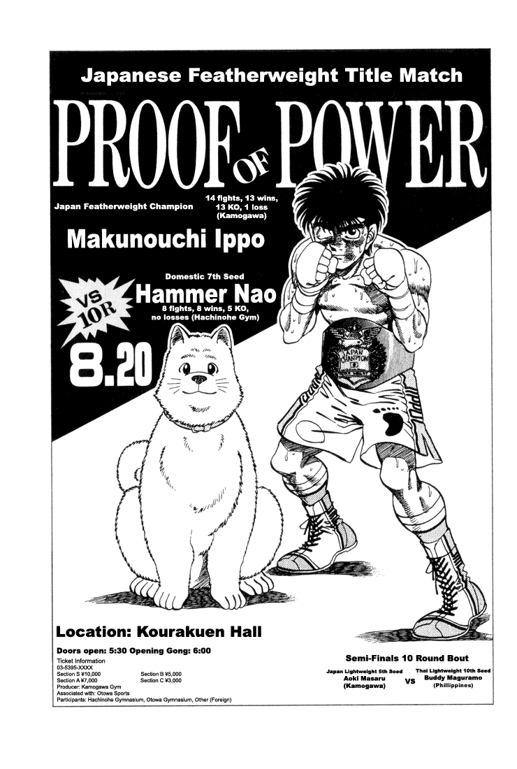 Read Hajime no Ippo Fighting Spirit EN Manga Online