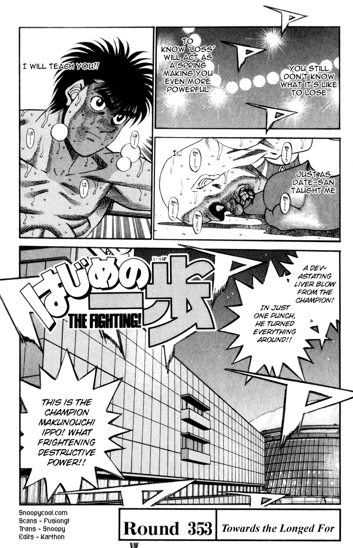 Read Hajime no Ippo Fighting Spirit EN Manga Online