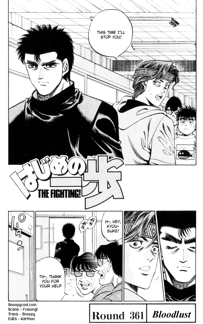 Read Hajime no Ippo Fighting Spirit EN Manga Online