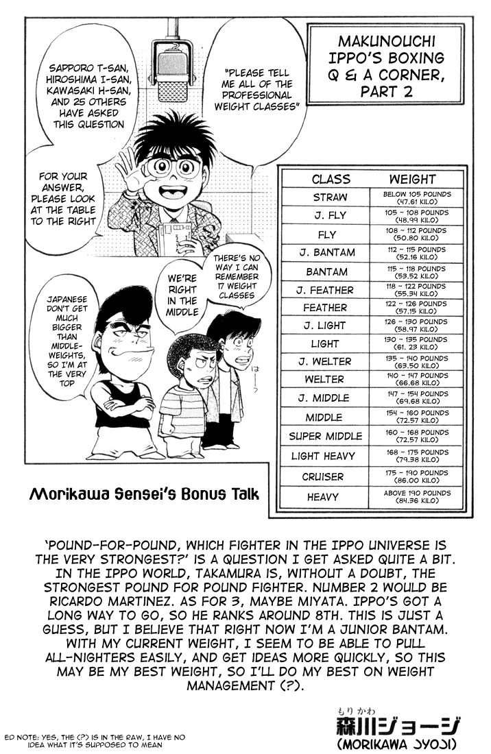 Read Hajime no Ippo Fighting Spirit EN Manga Online