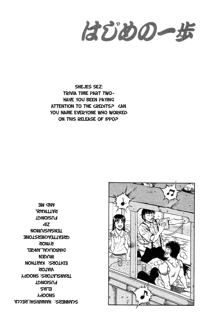 Read Hajime no Ippo Fighting Spirit EN Manga Online