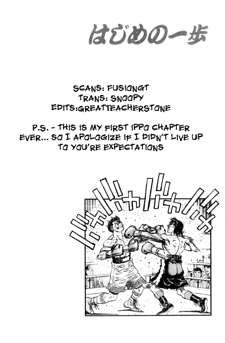 Read Hajime no Ippo Fighting Spirit EN Manga Online