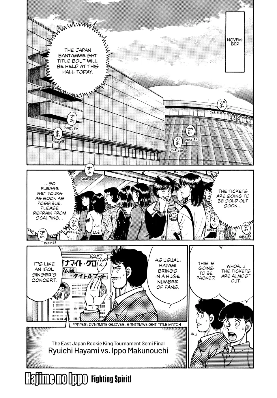 Read Hajime no Ippo Fighting Spirit EN Manga Online