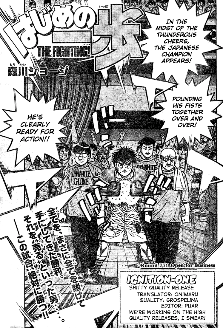 Read Hajime no Ippo Fighting Spirit EN Manga Online