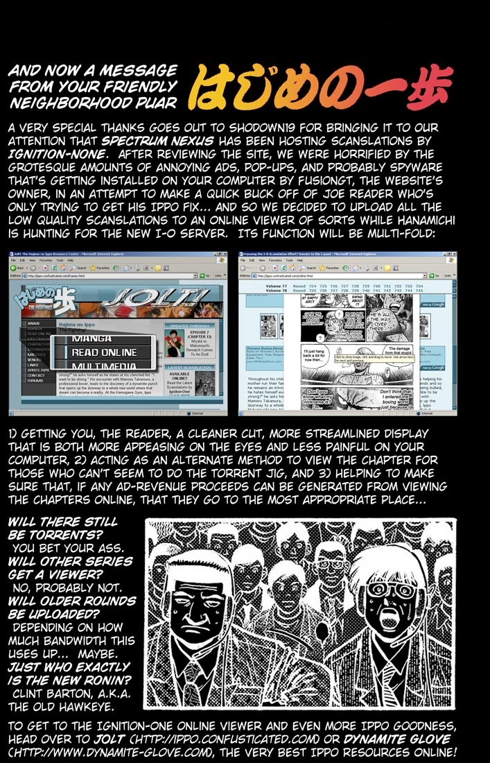 Read Hajime no Ippo Fighting Spirit EN Manga Online