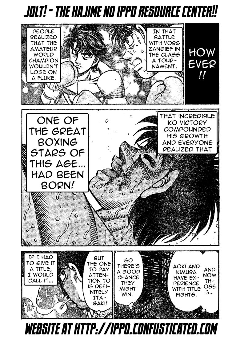 Read Hajime no Ippo Fighting Spirit EN Manga Online