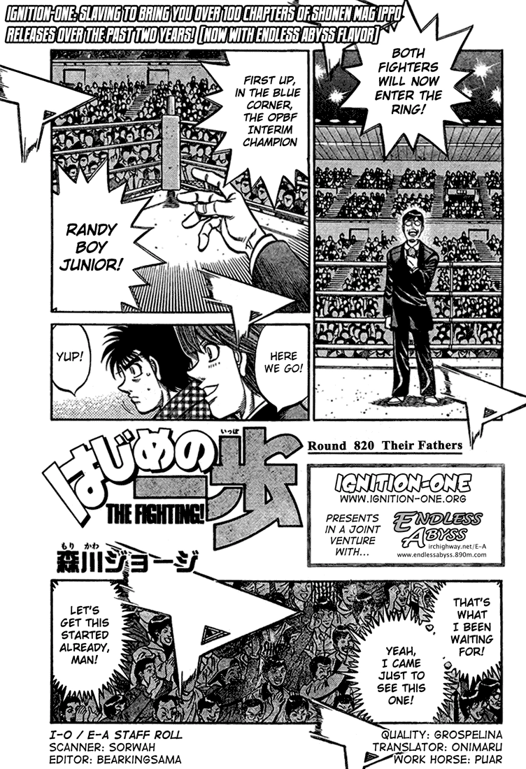 Read Hajime no Ippo Fighting Spirit EN Manga Online