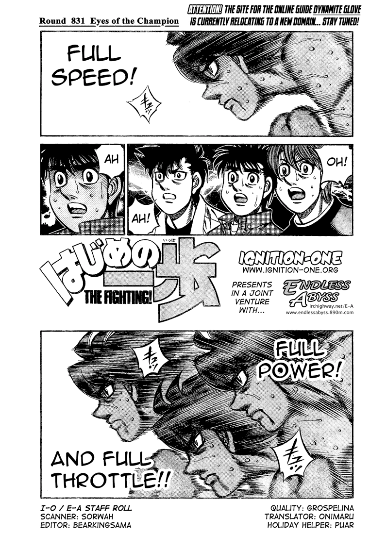 Read Hajime no Ippo Fighting Spirit EN Manga Online