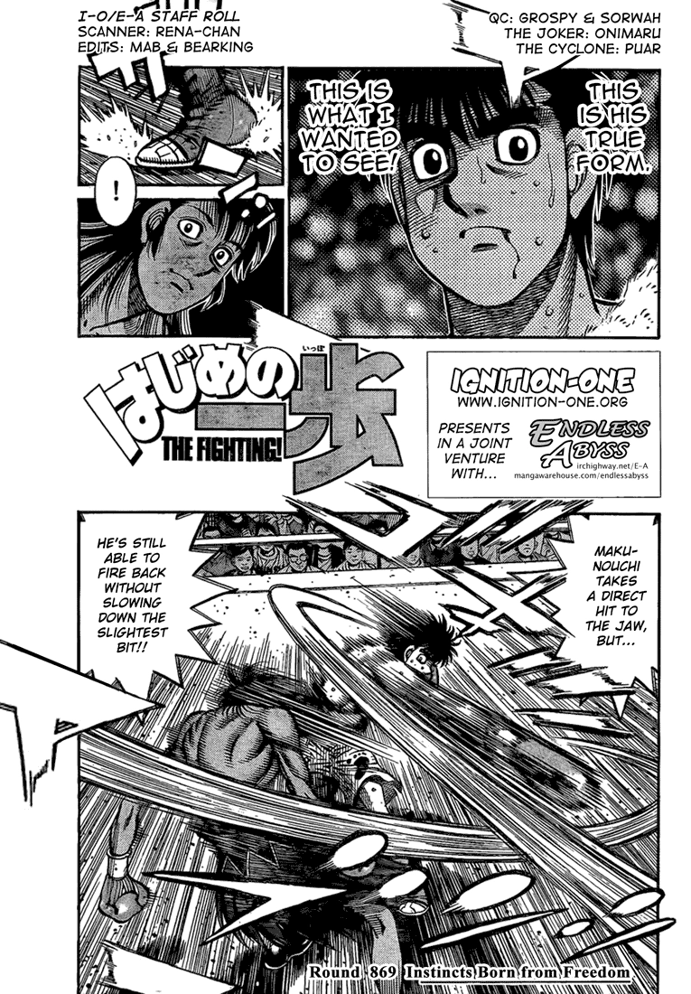 Read Hajime no Ippo Fighting Spirit EN Manga Online