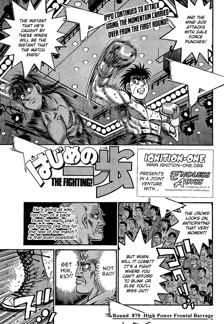 Read Hajime no Ippo Fighting Spirit EN Manga Online
