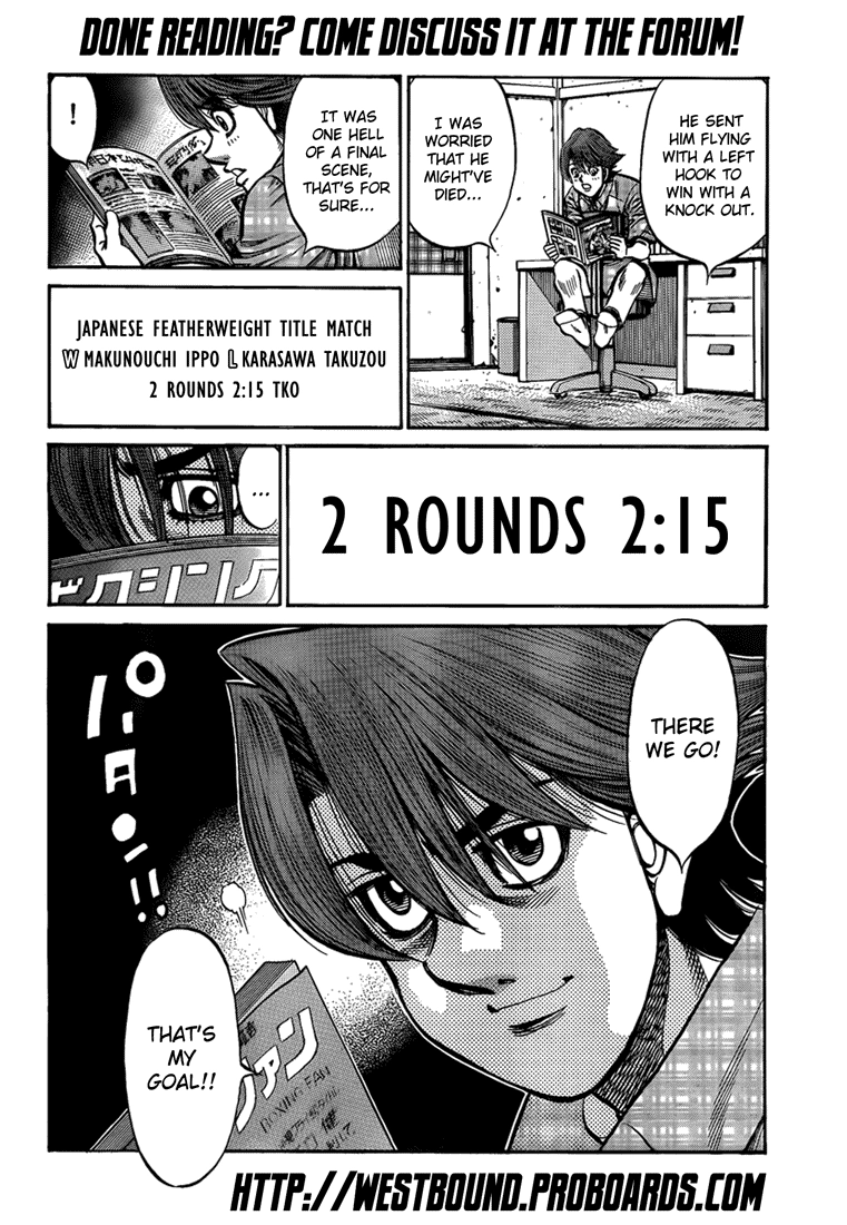 Read Hajime no Ippo Fighting Spirit EN Manga Online