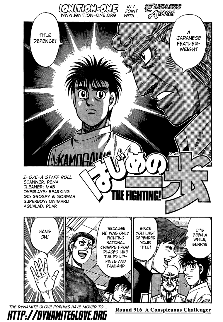 Read Hajime no Ippo Fighting Spirit EN Manga Online