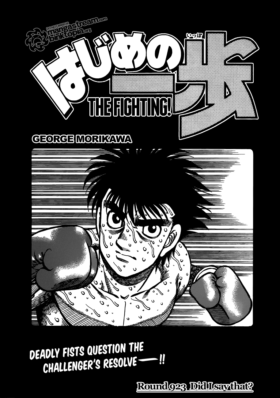 Read Hajime no Ippo Fighting Spirit EN Manga Online
