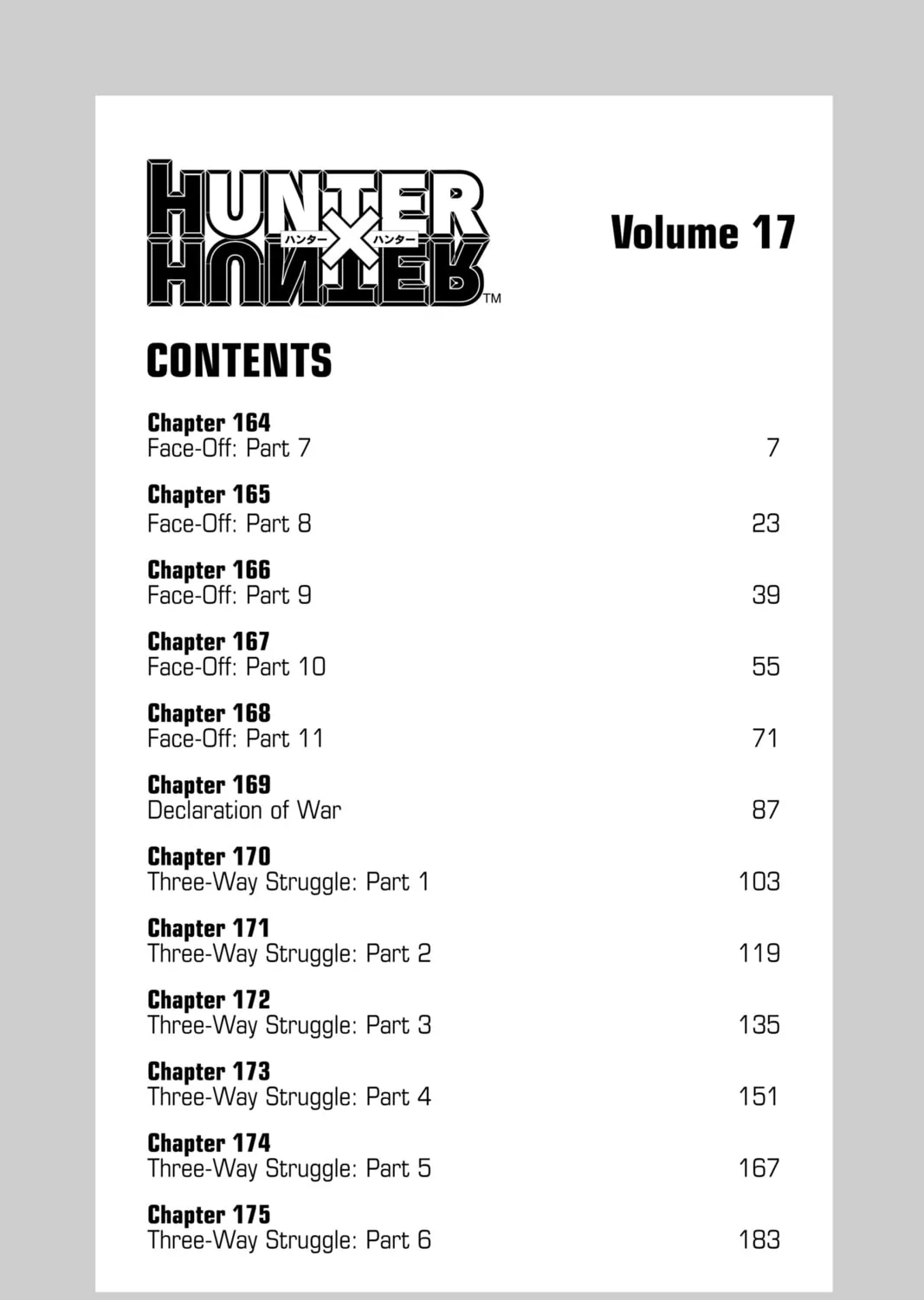 Read Hunter X Hunter EN Manga Online