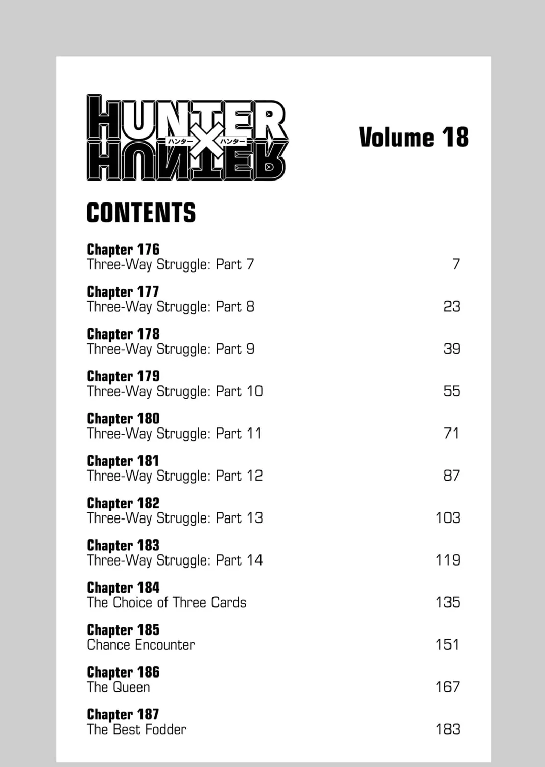 Read Hunter X Hunter EN Manga Online