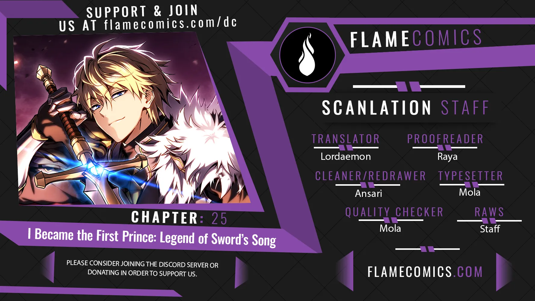 Read I Became the First Prince Legend of Sword’s Song EN Manga Online