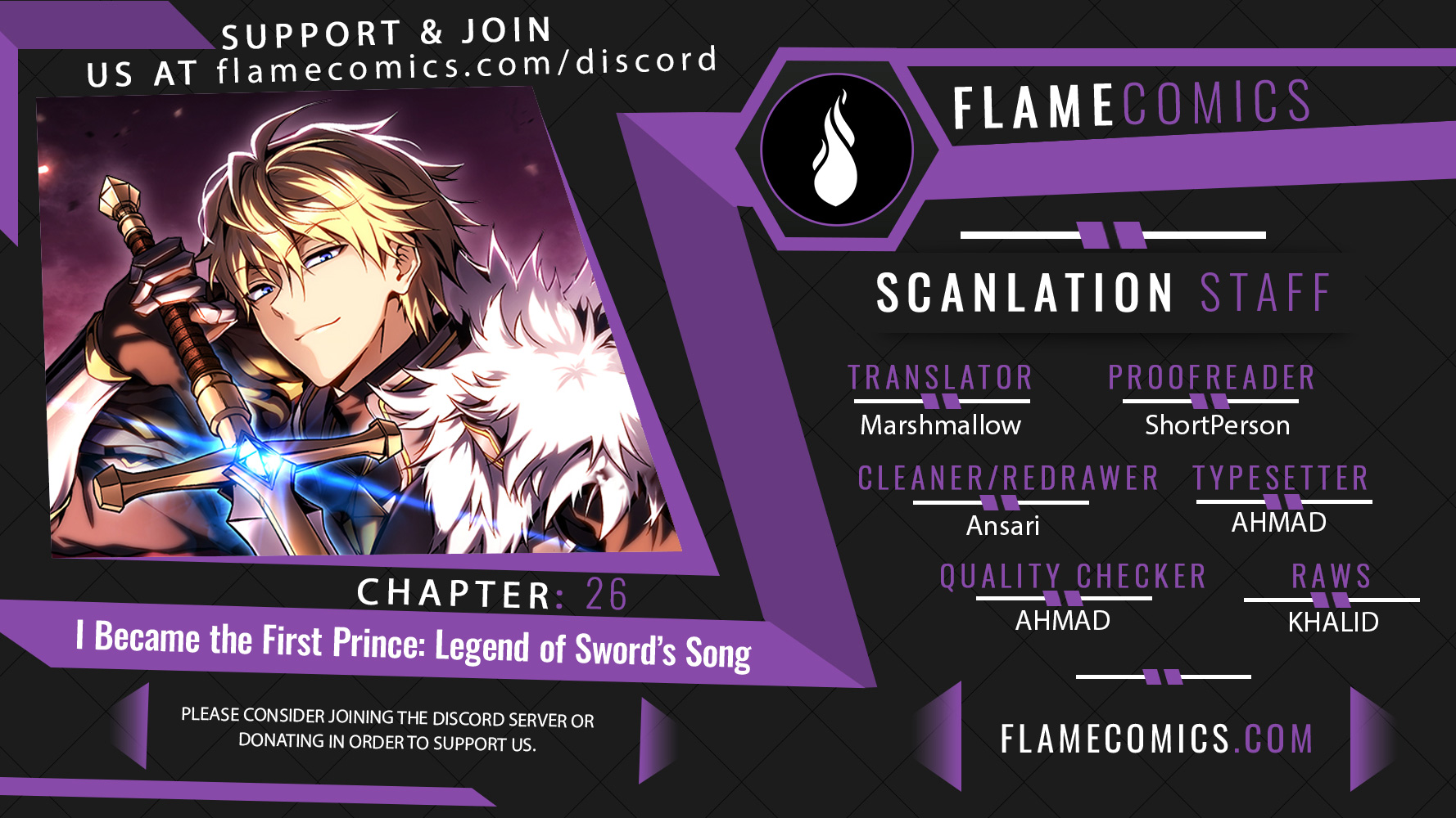 Read I Became the First Prince Legend of Sword’s Song EN Manga Online
