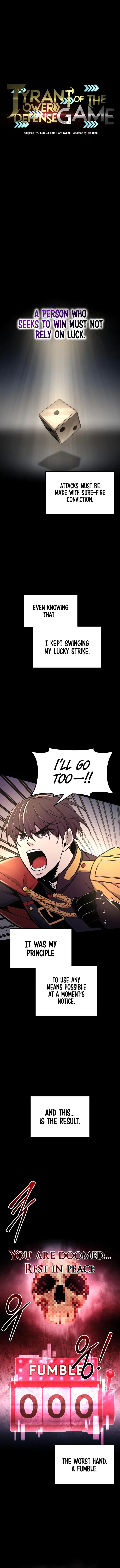 Read I Became the Tyrant of a Defence Game EN Manga Online