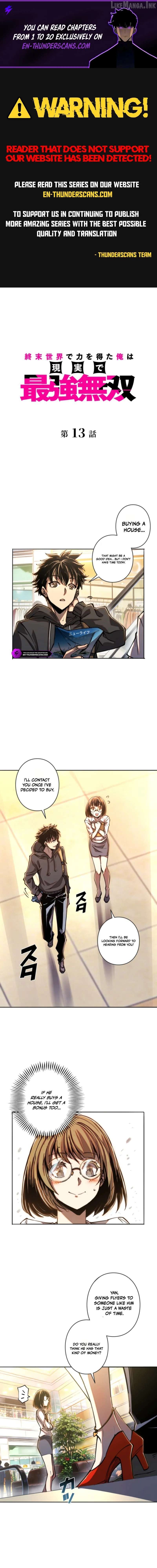 Read I Gained Power in a Post Apocalyptic World and Became Unrivaled in the Real World EN Manga Online