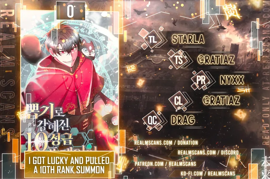 Read I Got Lucky And Pulled A 10th Rank Summon EN Manga Online
