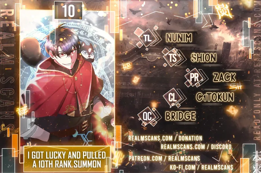 Read I Got Lucky And Pulled A 10th Rank Summon EN Manga Online